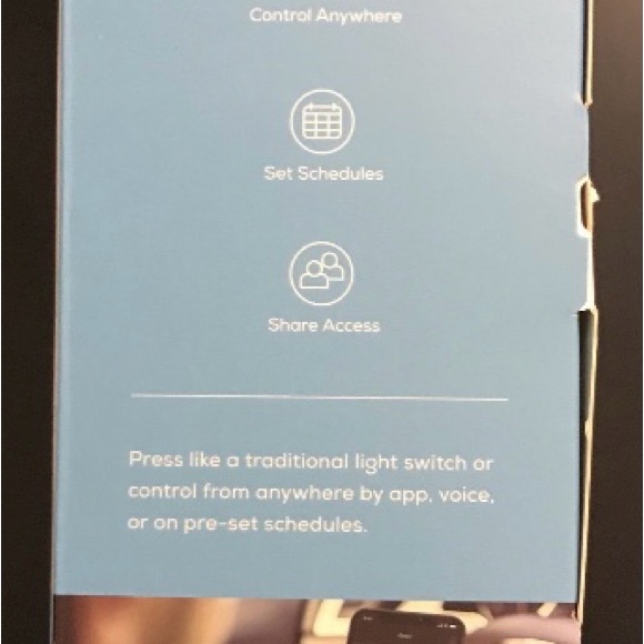 New Merkury Innovations Smart Wi-Fi 3 Way Light Switch Kit Control Anywhere. - Picture 3 of 4